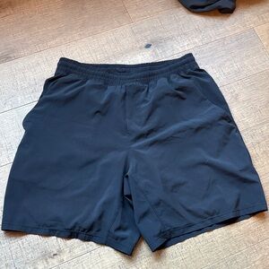 Men's Black Lululemon Athletic Shorts